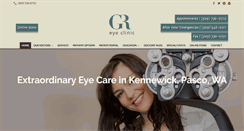 Desktop Screenshot of grandridgeeyeclinic.com